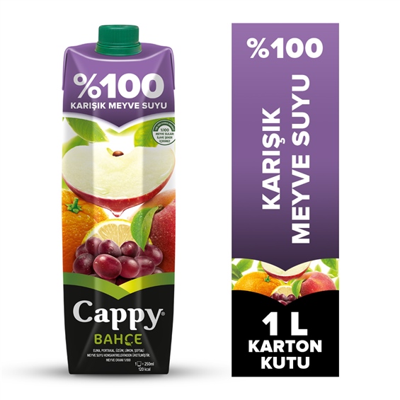 Cappy %100 Elma Karışık Meyve Suyu 1 lt