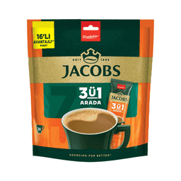 Jacobs 3'ü 1 Arada Kahve 16x16 G