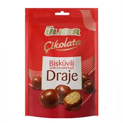Ülker Çikolata Bisküvili Draje 150 gr Sütlü