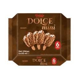 Freedo Dolce Mini Badem Dondurma 6x60 Ml