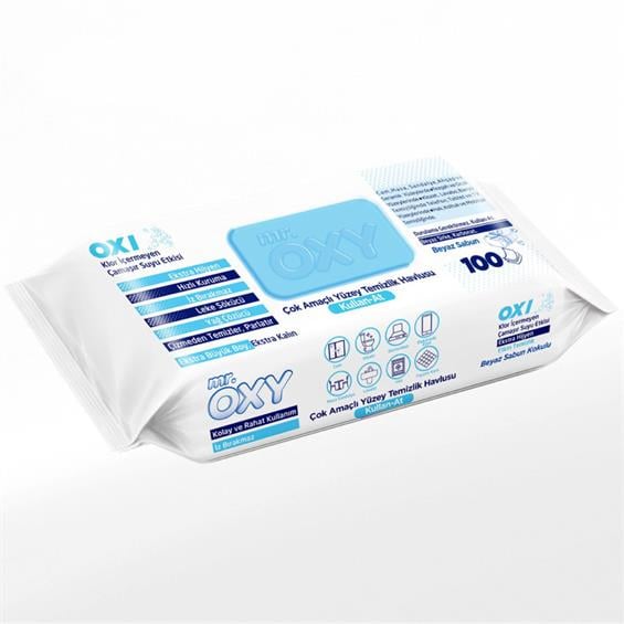 Mr.Oxy Yüzey Temizlik Havlusu 100'lü