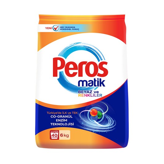 Peros Deterjan Beyazlar ve Renkliler 6 kg