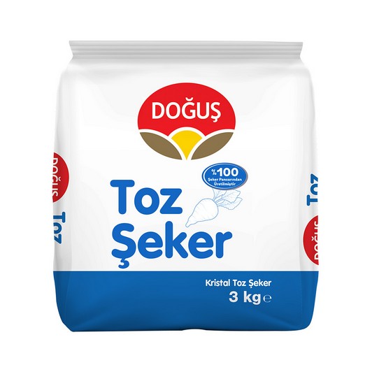 Doğuş Toz Şeker 3000 Gr.