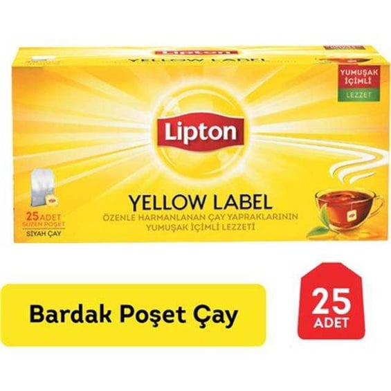 Lıpton Yellow Label Bardak Çay 25 Lı 50G