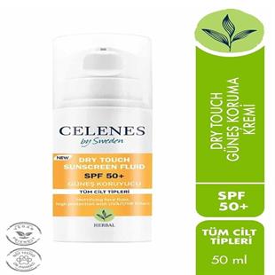 Celenes By Sweden Dry Touch Güneş Koruyucu SPF50+ 50 ml