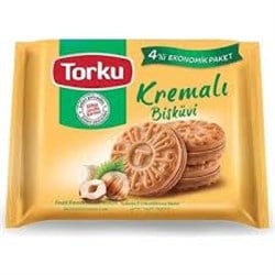 Torku Fındık Kremalı Bisküvi 244 Gr 4 lü paket