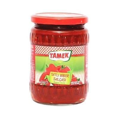 TAMEK SALCA BİBER CAM 540GR