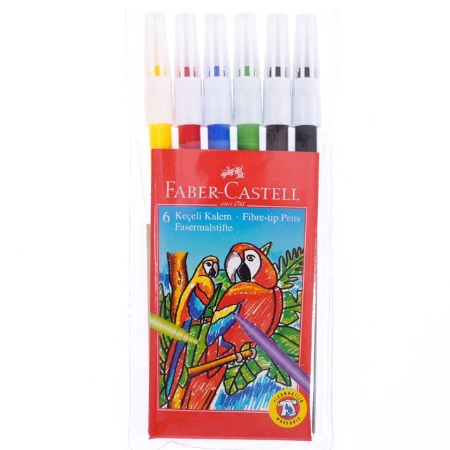 Faber Castell Keçeli Kalem 6'lı