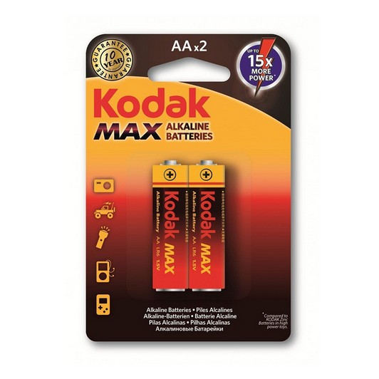 Kodak Pil Max Alkalin 2 li