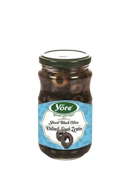 Yöre Dilimli Siyah Zeytin 350 gr