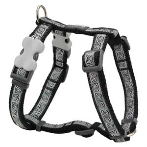 Red Dingo Hypno Köpek Göğüs Tasması Large Siyah