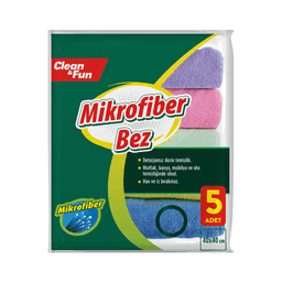 Clean&Fun Mikrofiber Temizlik Bezi 5'li