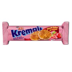 Eti Çilek Kremalı Sandviç Bisküvi 61 Gr