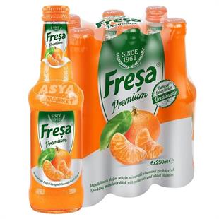 Freşa Premium Mandalina 6x250ml Meyveli Soda