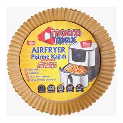 Macromax Airfryer Pişirme Kağıdı 20 Adet