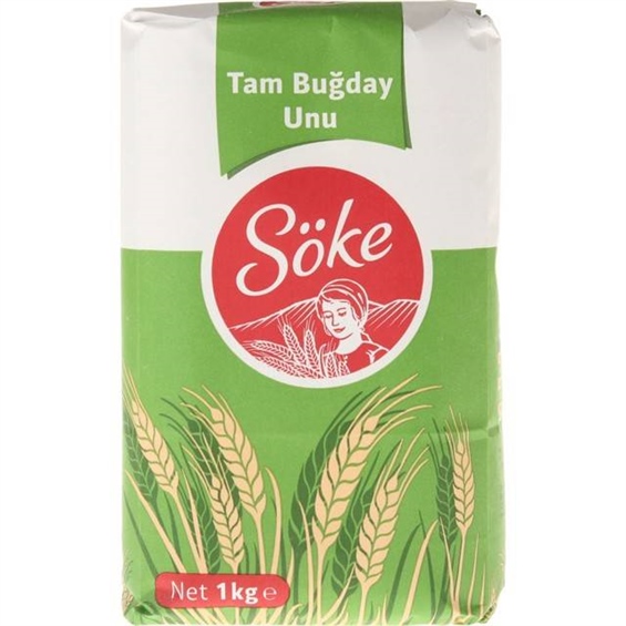 Söke Tam Buğday Unu Yeşil 1 kg