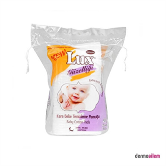 Lux Kare Bebe Temizleme Pamuğu 40 Adet