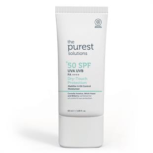 The Purest Solutions Dry Touch Protection Mat Bitişli Yağlı Ciltler İçin Güneş Kremi SPF50+ 50 ml
