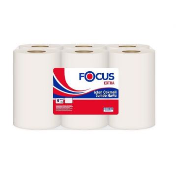 Focus Extra Jumbo Kağıt Havlu 125 Metre 6 Rulo