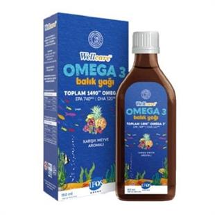 Wellcare Omega 3 Karışık Meyve Aromalı Balık Yağı 150 ml