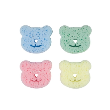 Bebedor Renkli 4'lü Bebek Banyo Süngeri Kod:578