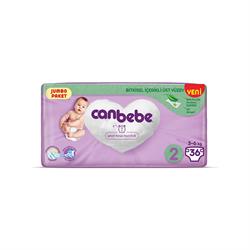 Canbebe Bebek Bezi Jumbo Beden:2 (3-6Kg) Mini 36 Adet