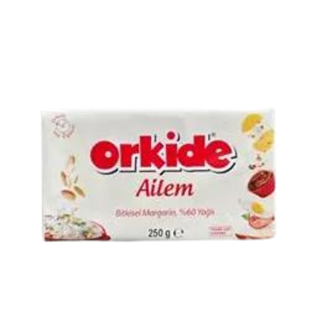 ORKİDE AİLEM %60 YAĞLI PAKET MARGARİN 250 GR