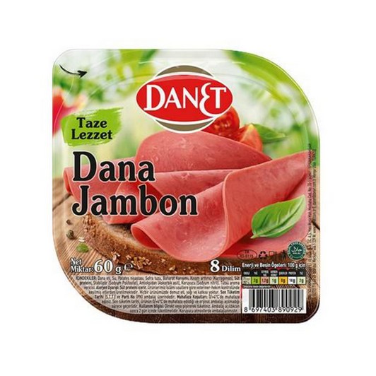 DANET SALAM TADIMLIK JAMBON DANA 60 GR