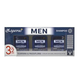 Zigavus Men Şampuan 300 ml 3 Al 2 Öde