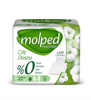 Molped Pure & Soft Tekli Normal 8'li