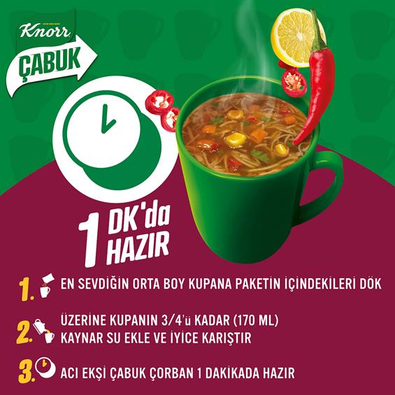 Knorr Çabuk Çorba Acı Ekşi 19 gr