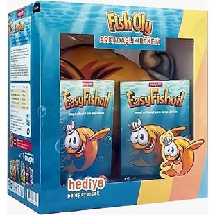 Easyfishoil Beta Glukan Karışık Meyve Aromalı 30 Jel Tablet 2'li + Peluş Oyuncak Hediyeli