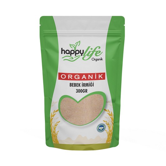 Happy Life Organik Bebek İrmiği 300gr 