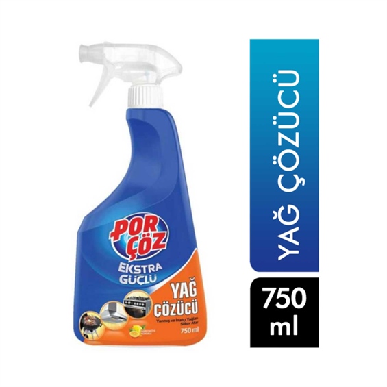 Porçöz Yağ Çözücü Sprey 750 ml