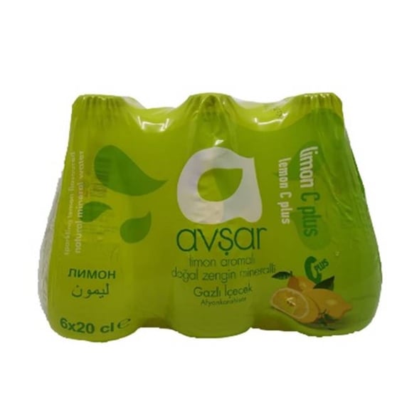 Avşar C Plus limon Aromalı Maden Suyu 6lı 200 ml