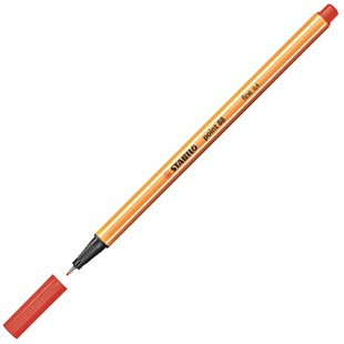 Stabilo Point 88 İnce Uçlu Keçeli Kalem 0.4 MM Kızıl 88/48