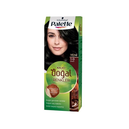 Palette Doğal Renkler 1.0 Siyah Saç Boyası 