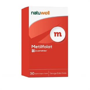 Natuwell Metilfolat 30 Tablet