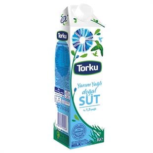 Torku Yarım Yağlı Süt 1L %1,5 Yağlı Süt