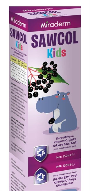 Miraderm Sawcol Kids Şurup 150 ml