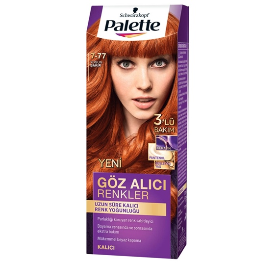 Palette Göz Alıcı Renk 7-77 Yoğun Bakır