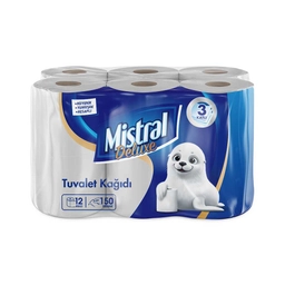 Mistral 3 Katlı Tuvalet Kağıdı 12'li