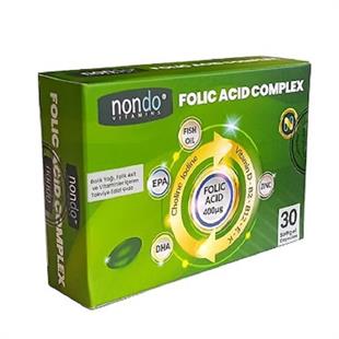 Nondo Folic Asit Complex 30 Kapsül