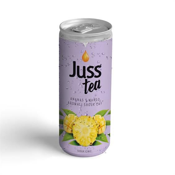 Juss Tea Mango Ananas Kutu 250 ml