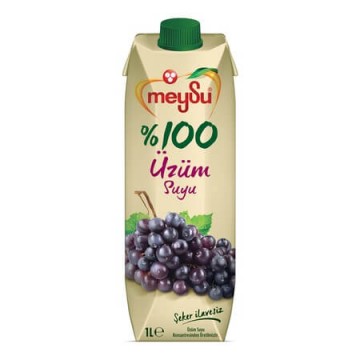 Meysu Meyve Suyu Üzüm Suyu 100 1 Lt