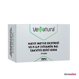 Venatura Hayıt Meyve Ekstresi ve P-5-P (Vitamin B6) 60 Tablet