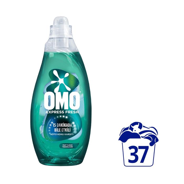 OMO Express Fresh Kötü Koku Karşıtı Beyazlar ve Renkliler 1480 ML