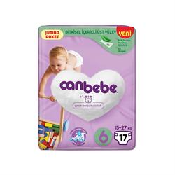 Canbebe Bebek Bezi Jumbo Beden:6 (15-27Kg)17 Adet