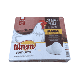 Türem Yumurta XL Boy 20'li 