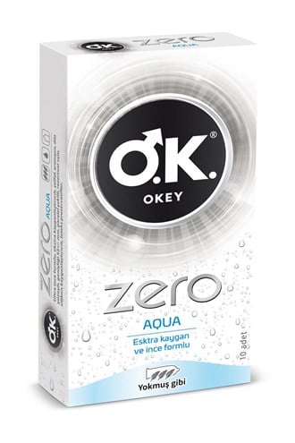 Okey Prezervatif Zero Aqua 10'lu